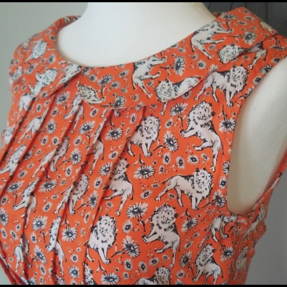 ASOS YUMI Lion Floral dress 0/2